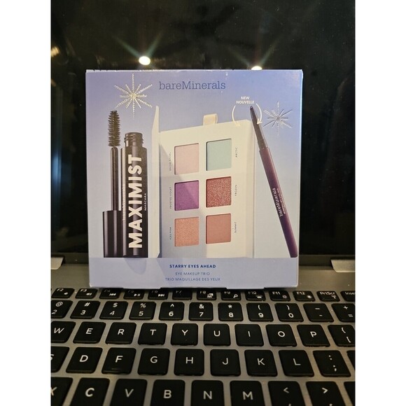 NIB bareMinerals Starry Eyes Ahead Eye Look Trio: Snow & Ice Limited Edition $73 - Picture 1 of 2